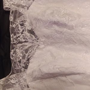 Oleg Cassani tea length wedding dress size 16